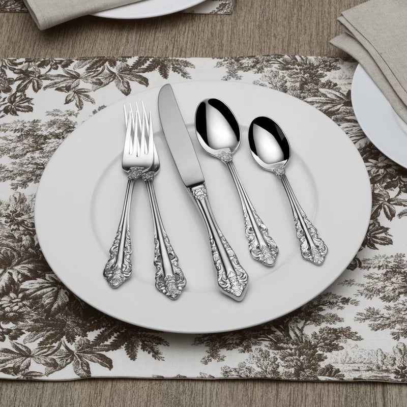 Wallace Antique Baroque Flatware Set