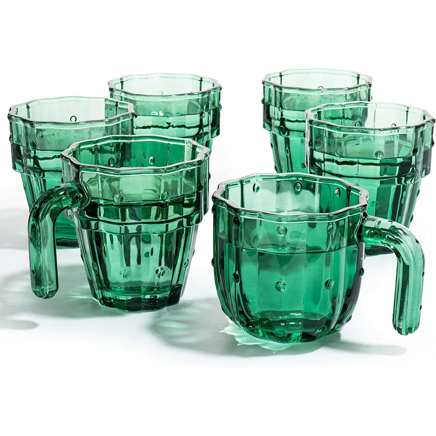 Cactus Stackable Margarita Glasses - Set of 4