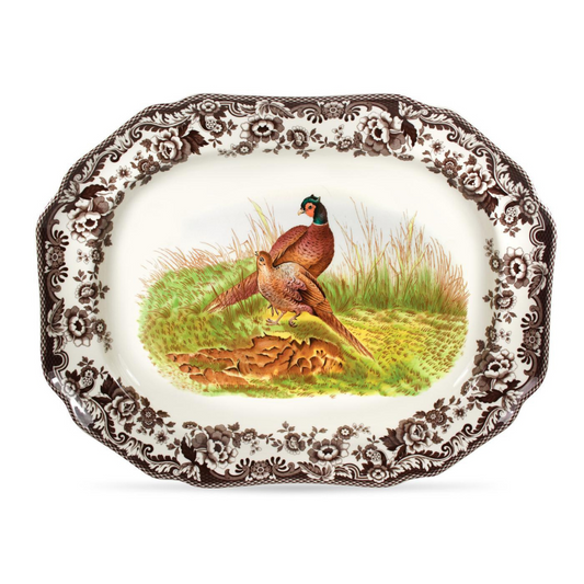 Woodland Octagonal Platter - Pheasant